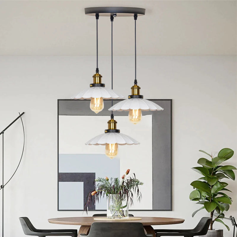 Afralia™ Copper Vintage Pendant Light Industrial Edison Bulb E27 110/220V Lighting