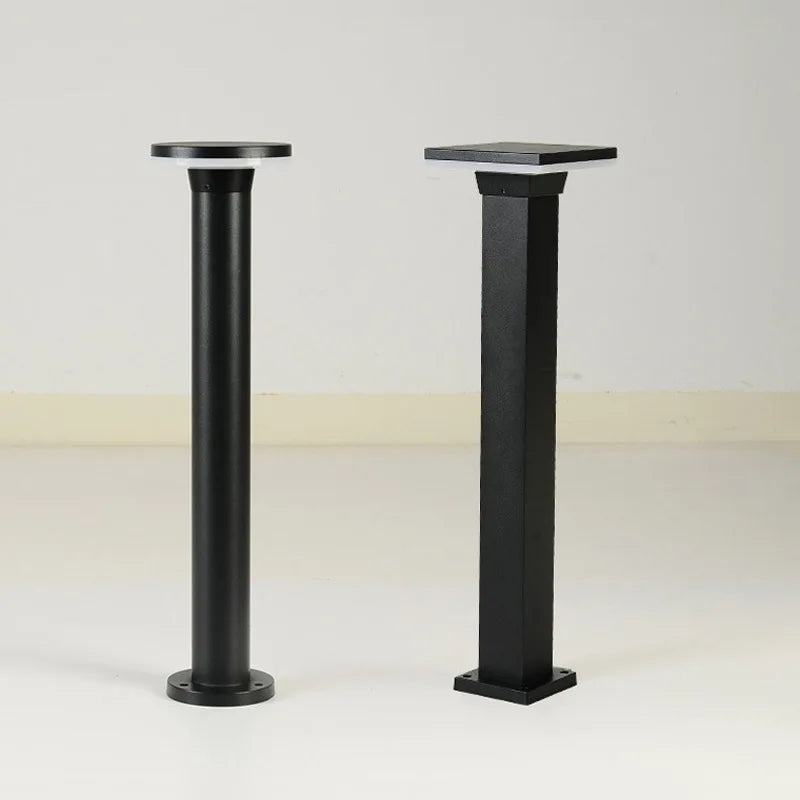 Afralia™ Outdoor LED Garden Bollards - Waterproof Aluminum Landscape Lighting for Courtyards and Pathways