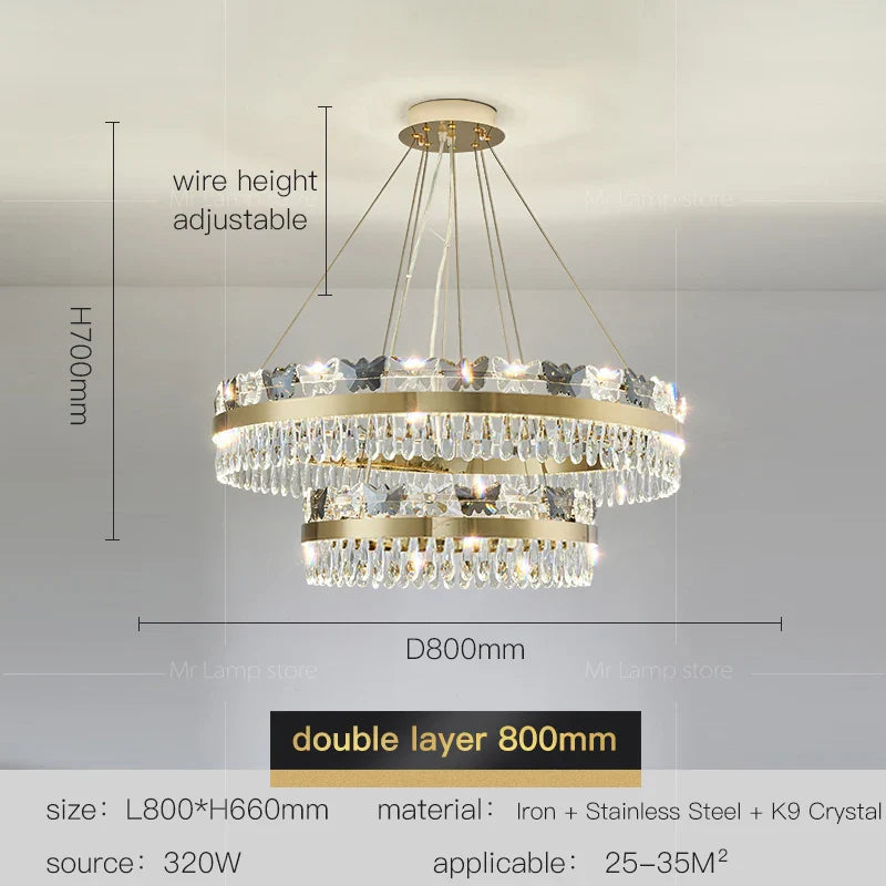 Afralia™ Crystal Butterfly Living Room Lamp: Luxury Postmodern Dining Room Lighting