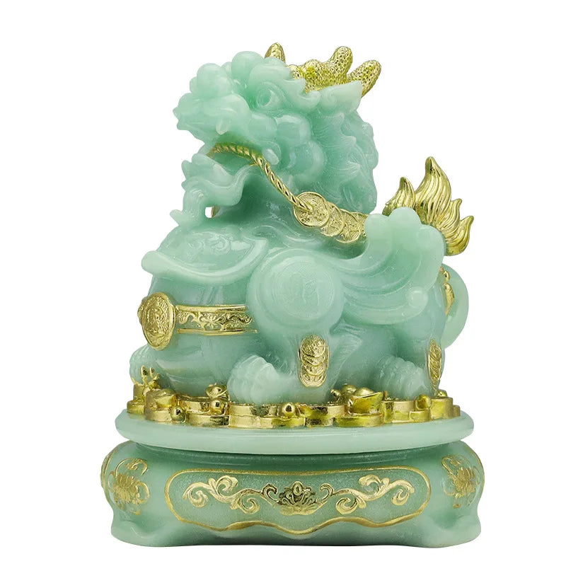 Afralia™ Wealth Toad Brave Ornament: Feng Shui Living Room Decor Gift