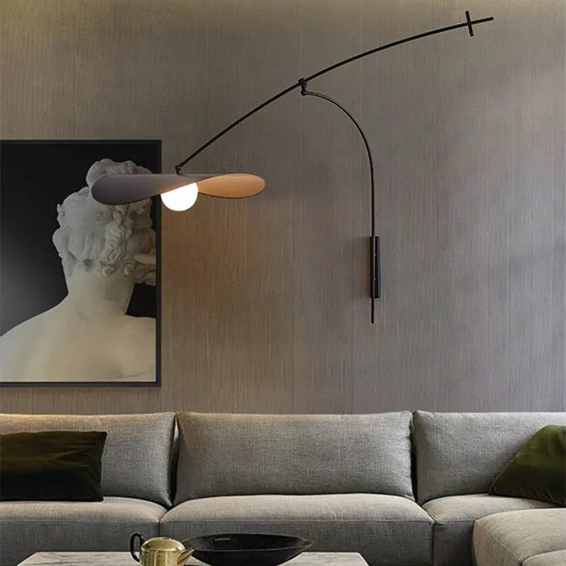Afralia™ Metal Swing Arm Wall Light - Vintage Industrial Sconce for Bedside Reading & Hallway