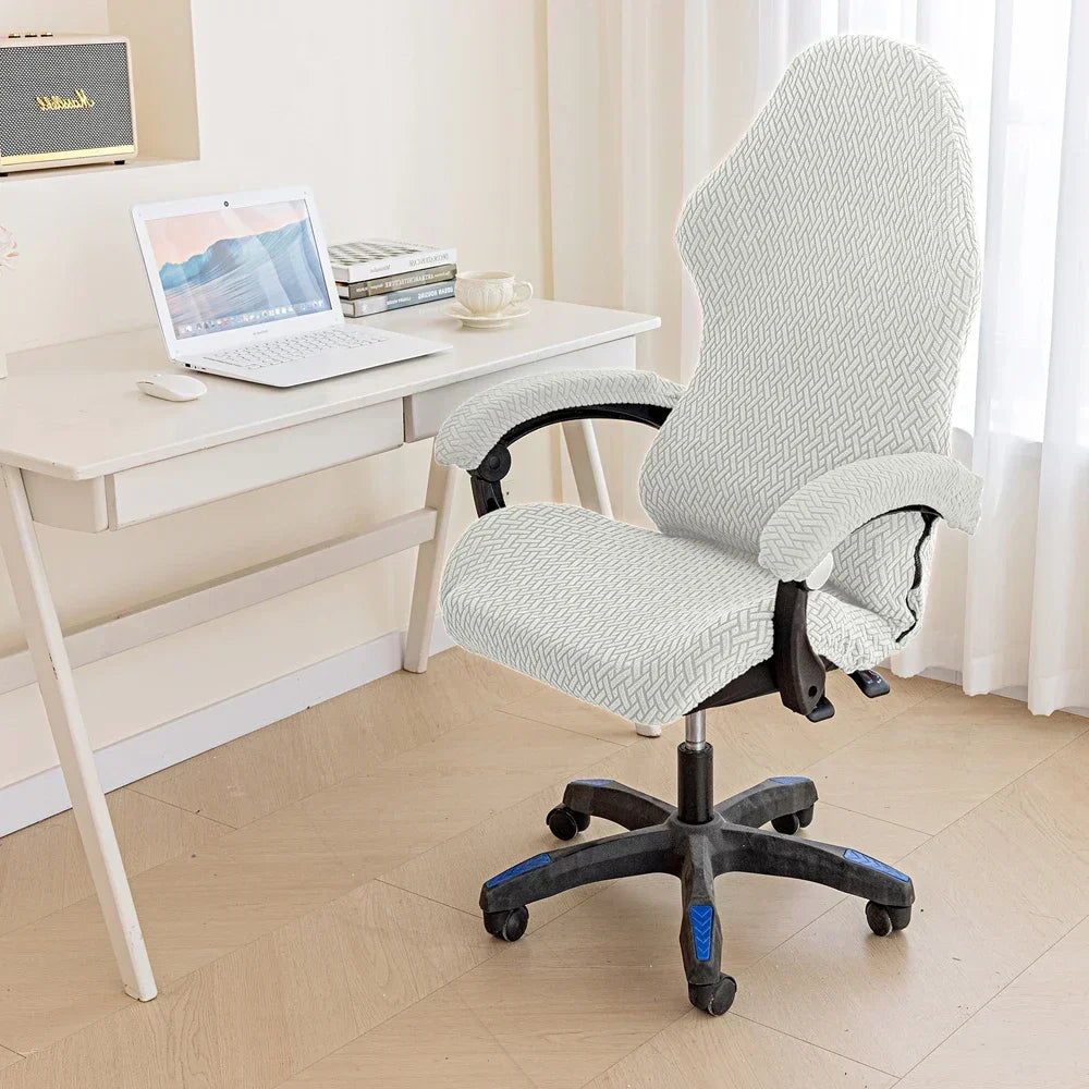 Afralia™ Swivel Armchair Cover: Thick Elastic Fabric, Dustproof Seat for Home & Hotel