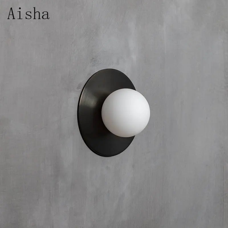 Afralia™ Circular Wall Lamp: Nordic Designer Sconces for Stylish Home Decor