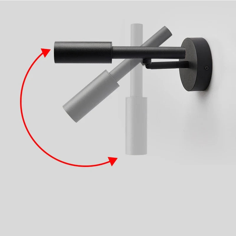 Afralia™ Rotatable LED Wall Lamp Bedroom Indoor Lighting Fixtures