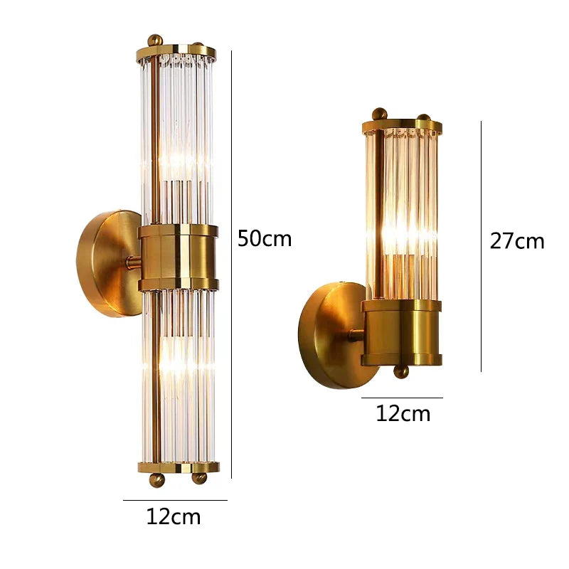 Afralia™ Modern Gold Wall Sconce Indoor Lamp for Restaurant Living Room Hotel Bedroom