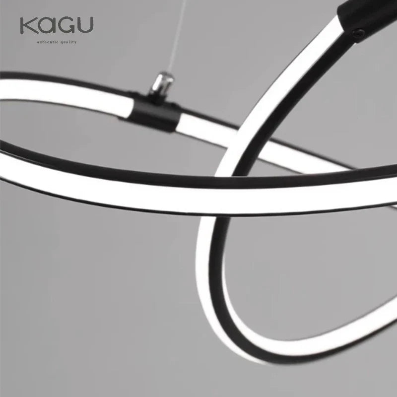 Afralia™ Modern Adjustable Ceiling Chandelier for Living Room Decor