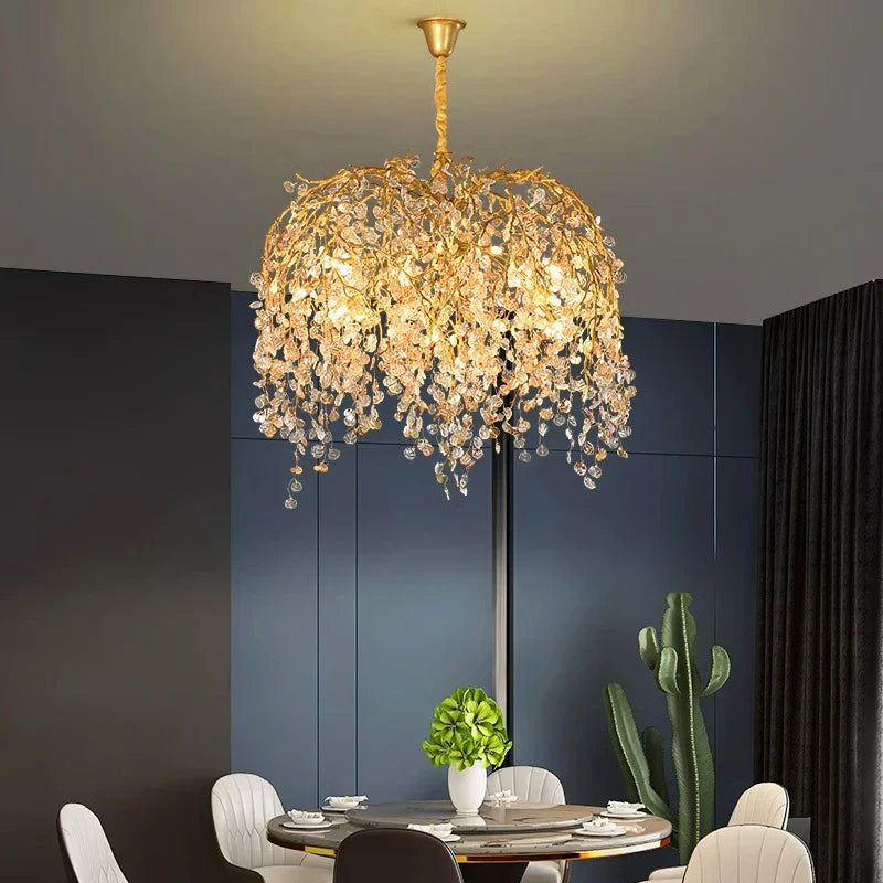 Afralia™ Modern Indoor Pendant Lights LED Chandelier for Dining Room