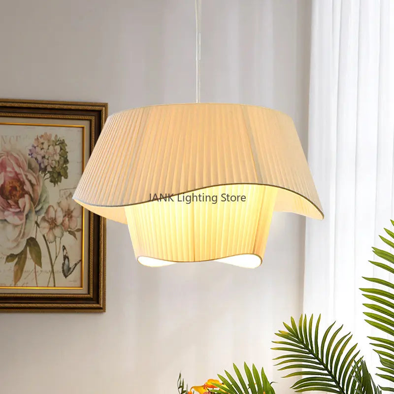 Afralia™ Cream White Double Pendant Lamp for Elegant Living Spaces