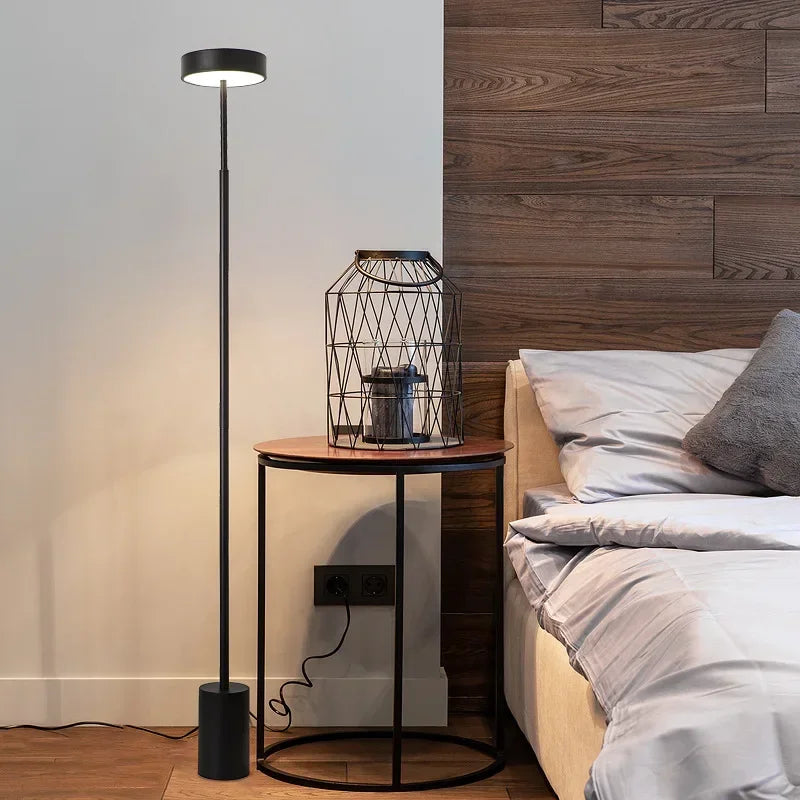 Afralia™ Minimalist LED Floor Lamp for Art Decor, Studio, and Bedroom