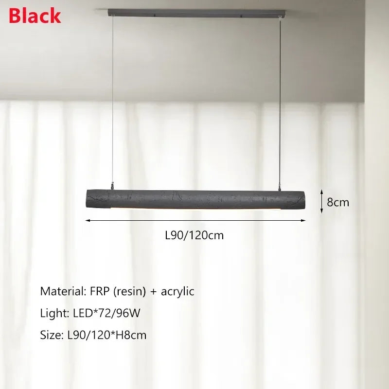 Afralia™ LED Strip Chandelier Pendant Lights for Dining Room and Bar