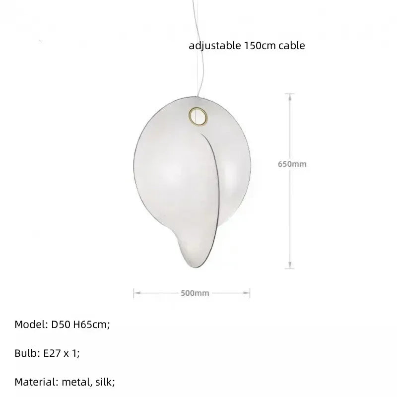 Afralia™ Minimalist LED Pendant Lights for Home Decor, Living Dining Bedroom Chandelier