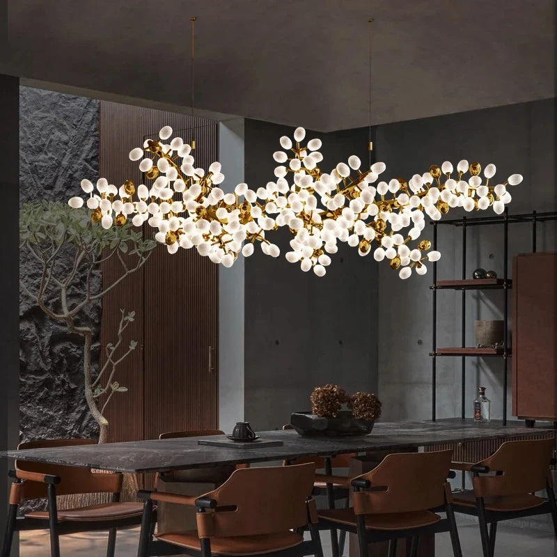 Afralia™ Modern Glass Luxury Chandelier for Home and Commercial Spaces