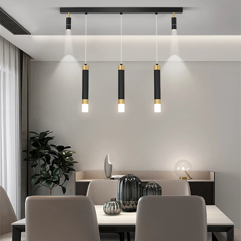 Afralia™ Modern LED Pendant Lights - Simple Spotlight Design