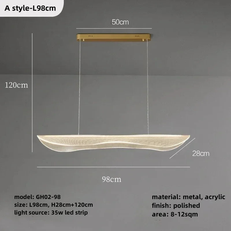 Afralia™ Nordic Simplicity LED Chandelier for Living Room and Kitchen décor