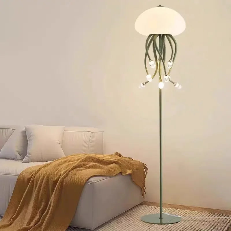Afralia™ Kawaii LED Jellyfish Lamp Art for Bedroom Decor & Lighting