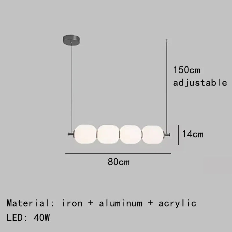 Afralia™ Nordic Simplicity LED Pendant Lights for Home Decor and Kitchen Chandelier