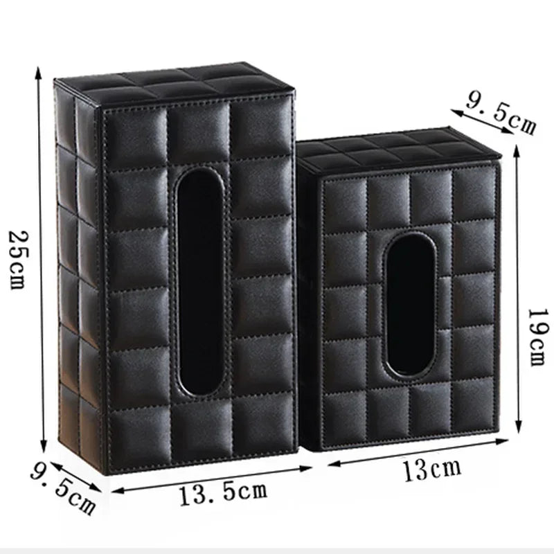 Afralia™ Desktop Tissue Box Holder: Elegant Paper Towel Storage Tray for Home and Office