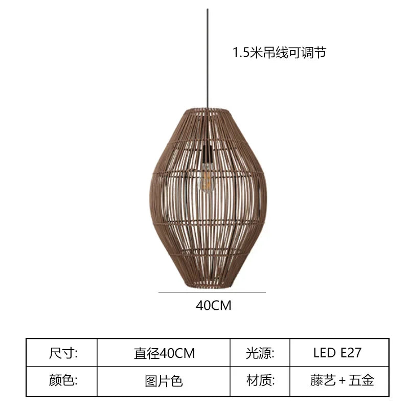 Afralia™ Wabi Sabi Vine Art Chandelier for Living Room Study Decor
