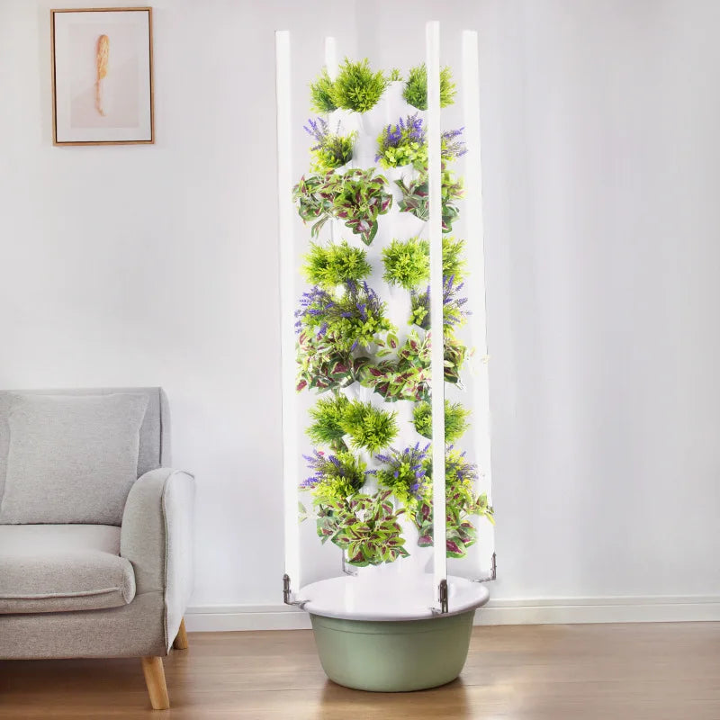 Afralia™ Vertical Hydroponic Tower for Indoor Intelligent Vegetable Cultivation
