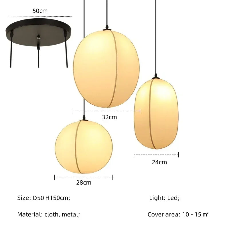 Afralia™ Minimalist Wabi Sabi Nordic Pendant Light for Dining Room and Bar