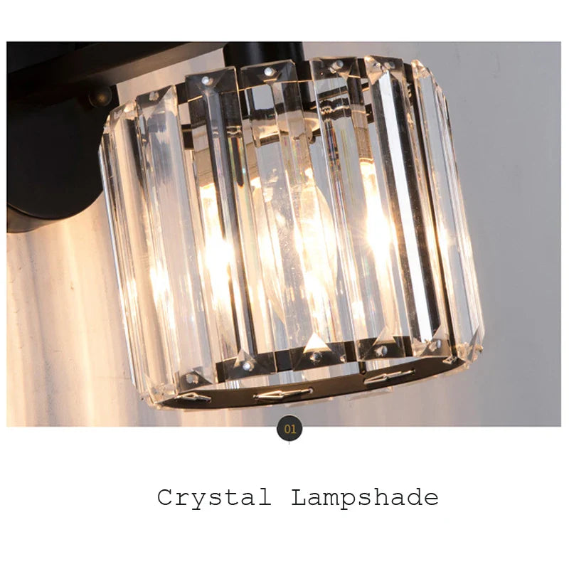 Afralia™ Crystal Bird Wall Lamp: Modern Retro Luxury Light for Living Room Bedroom Aisle