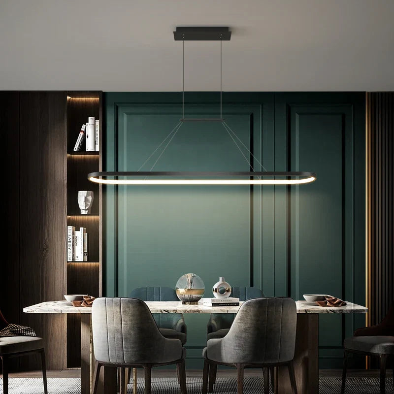 Afralia™ LED Chandelier Pendant Light for Kitchen Bedroom Dining Living Room