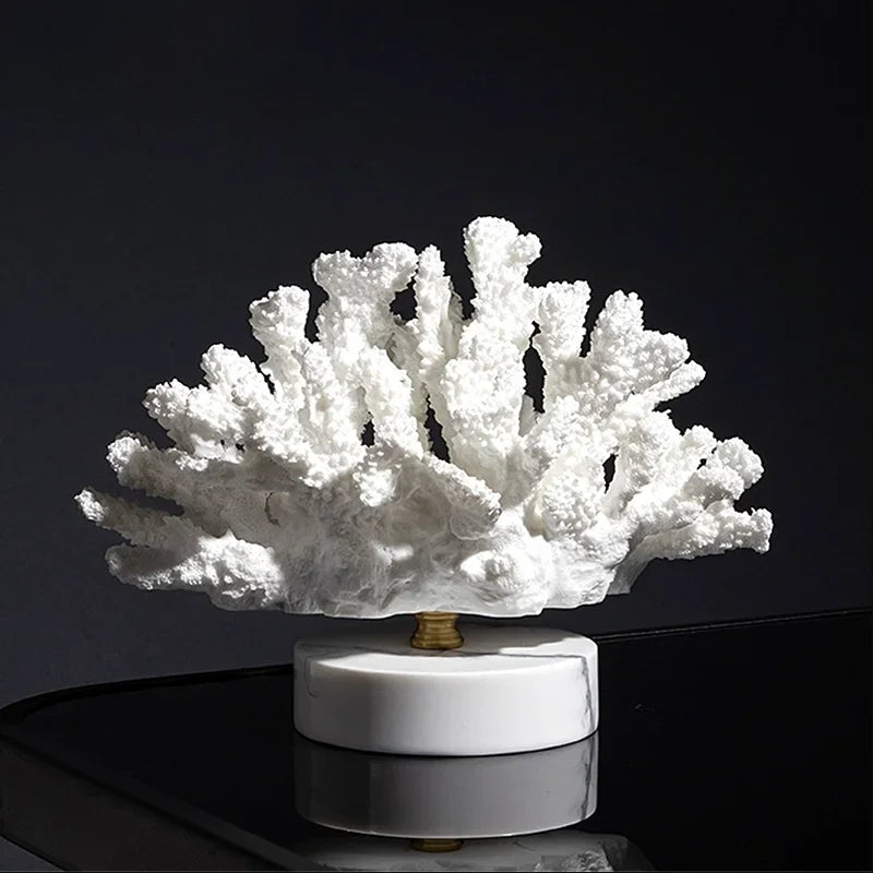Afralia Coral Resin Ornaments: Artificial Coral Decor for Home Decor Accessories