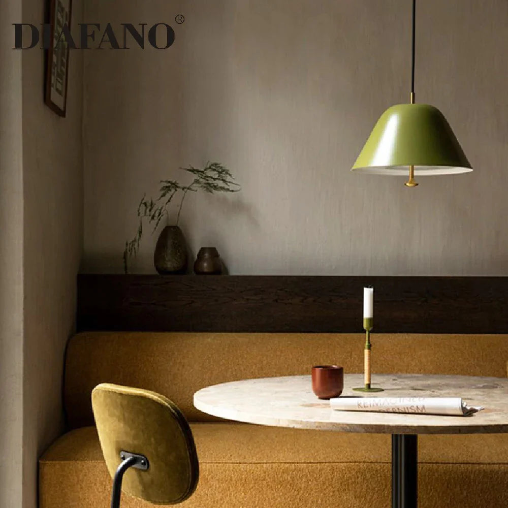 Afralia™ Modern Metal LED Pendant Chandelier for Dinning Room Table