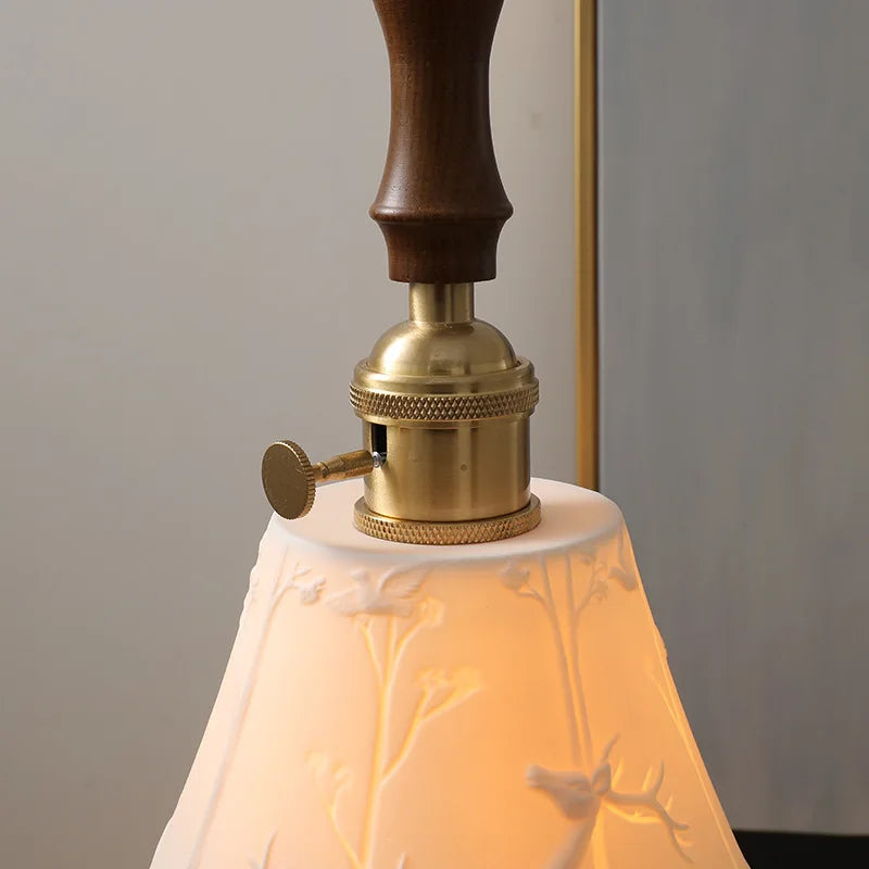 Afralia™ Ceramic LED Pendant Light Fixture Modern Hanging Lamp for Home Decor