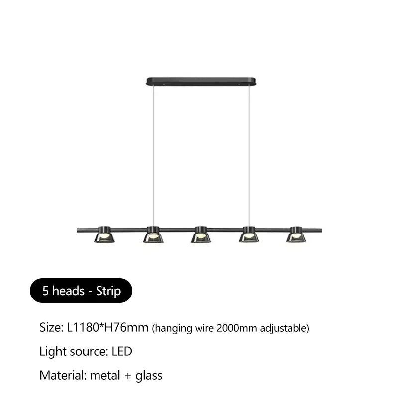 Afralia™ Modern Italian Design Chandelier Pendant Light for Living and Dining Room