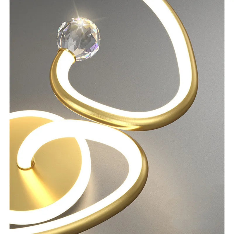 Afralia™ Modern LED Ceiling Chandelier for Home Decor Lighting Fixture