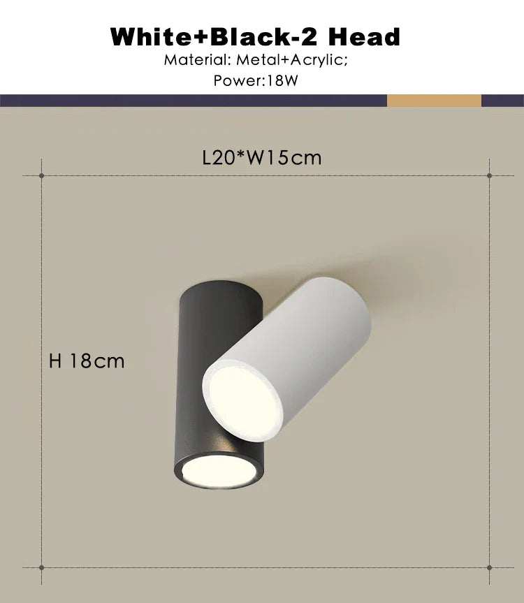 Afralia™ 22W Dimmable Square LED Ceiling Spot Light for Indoor Lighting