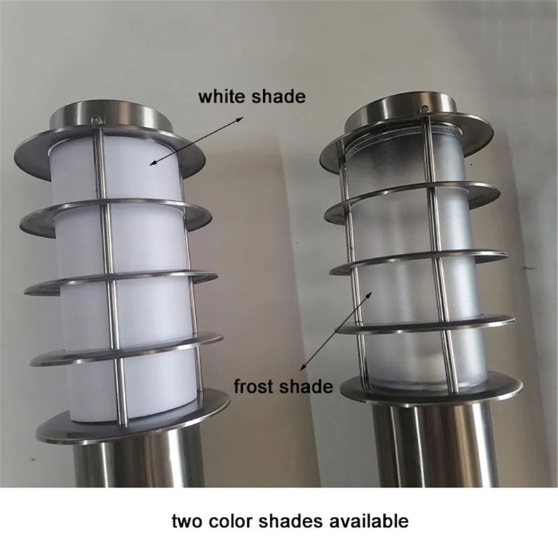 Afralia™ Stainless Steel Acrylic Shade LED Garden Lights