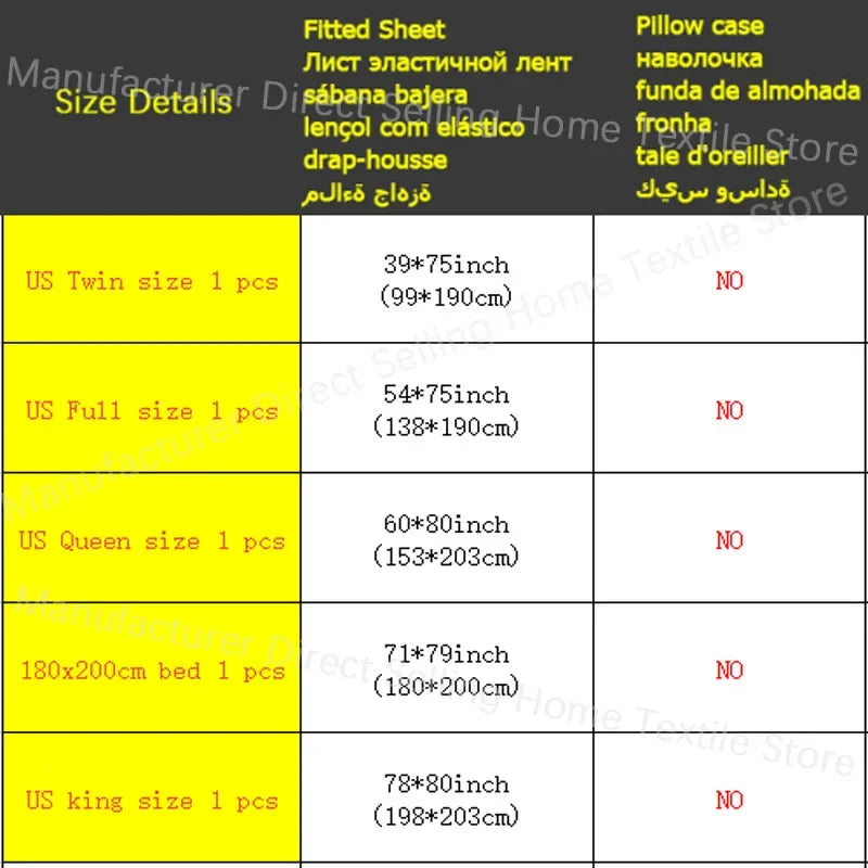 Afralia™ Solid Queen Fitted Sheet with Elastic Band for Single Double Beds