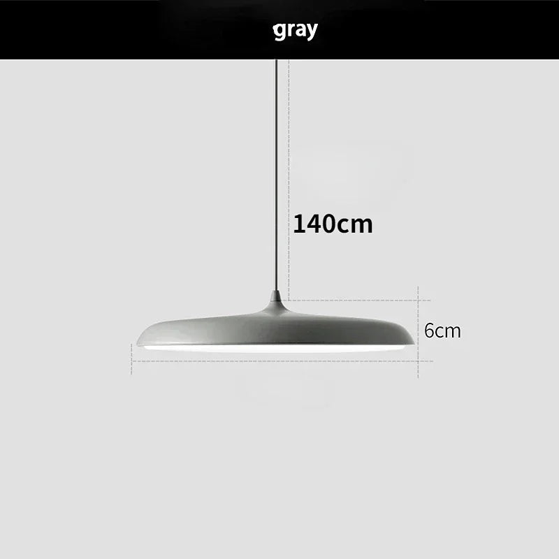 Afralia™ Modern UFO Pendant Light for Kitchen Living Room Dining Table