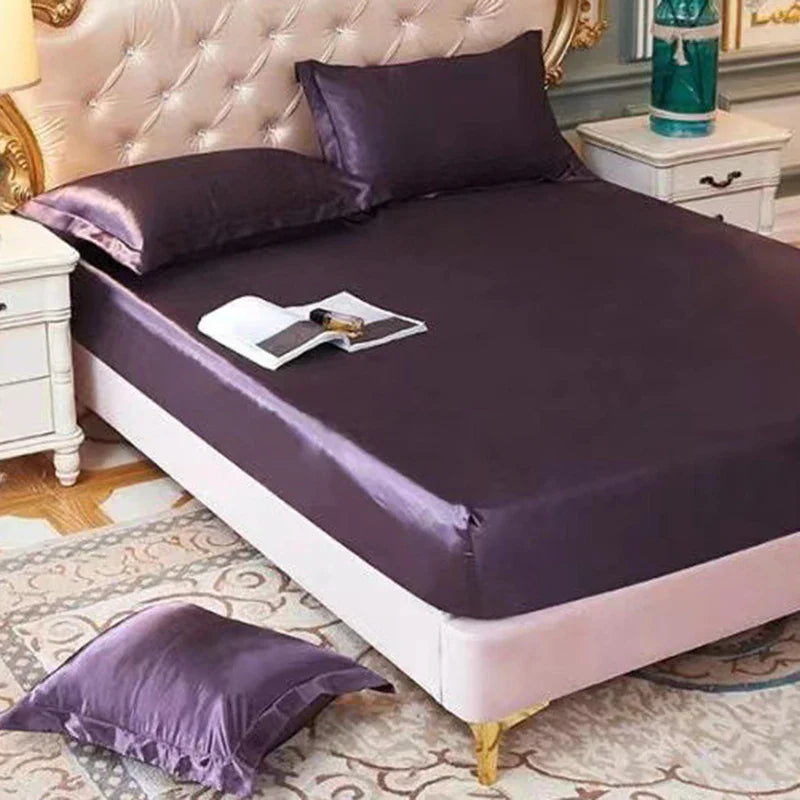 Afralia™ Satin Silk Pillowcase: Smooth & Skin-Friendly Solid Color Cover