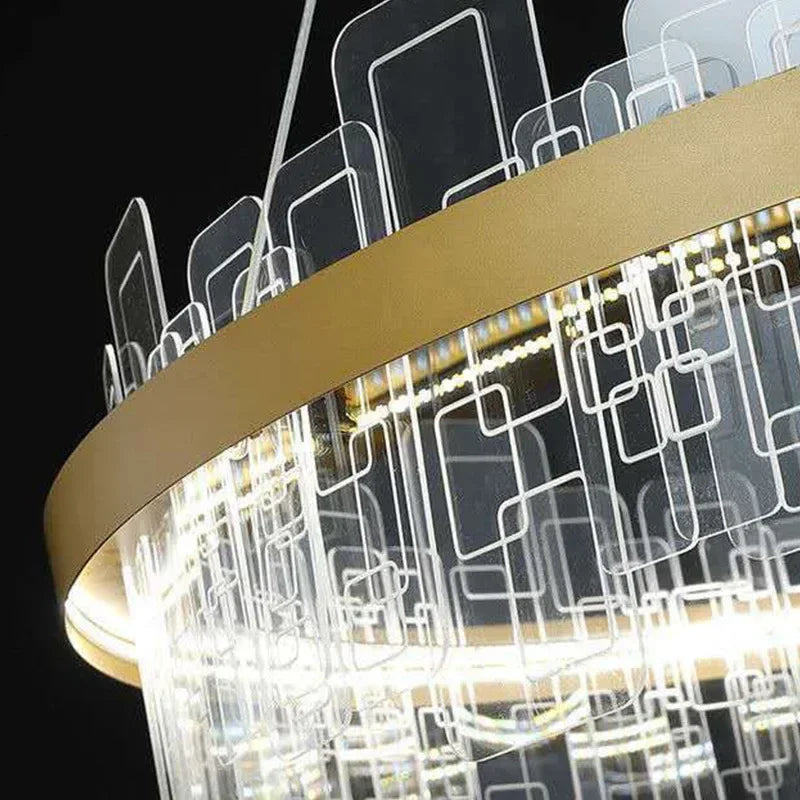 Afralia™ Modern LED Chandelier for Dining Room and Living Room Lighting