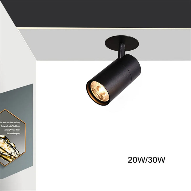 Afralia™ LED Recessed Ceiling Lights 7W-30W 3000K-6000K for Kitchen Shop Ceiling