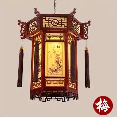 Afralia™ Bamboo Lantern Pendant Lights: Classical Beauty for Living or Dining Room Decor