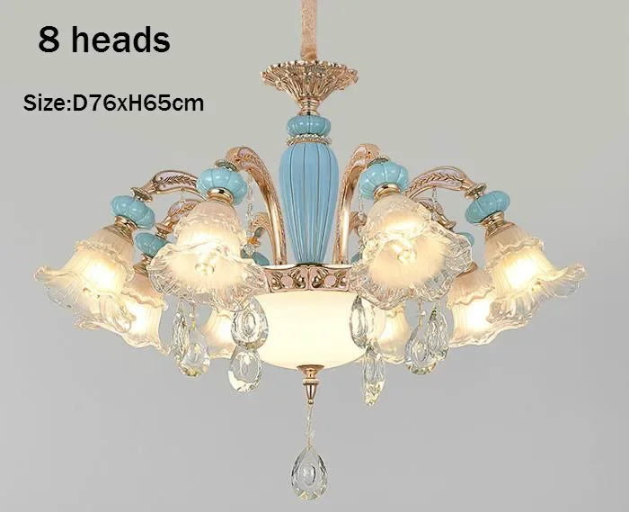 Afralia™ Crystal Chandelier Light - Modern Nordic Living Room Bedroom Lamp