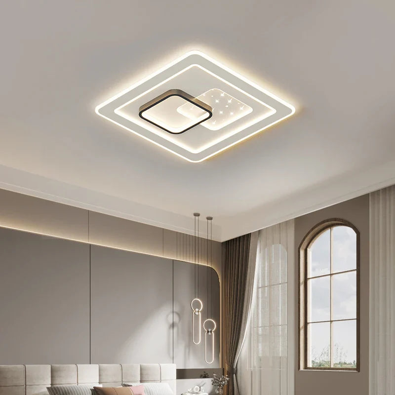 Afralia™ Modern LED Ceiling Lights for Living Room Bedroom Study - Indoor Lighting Decor