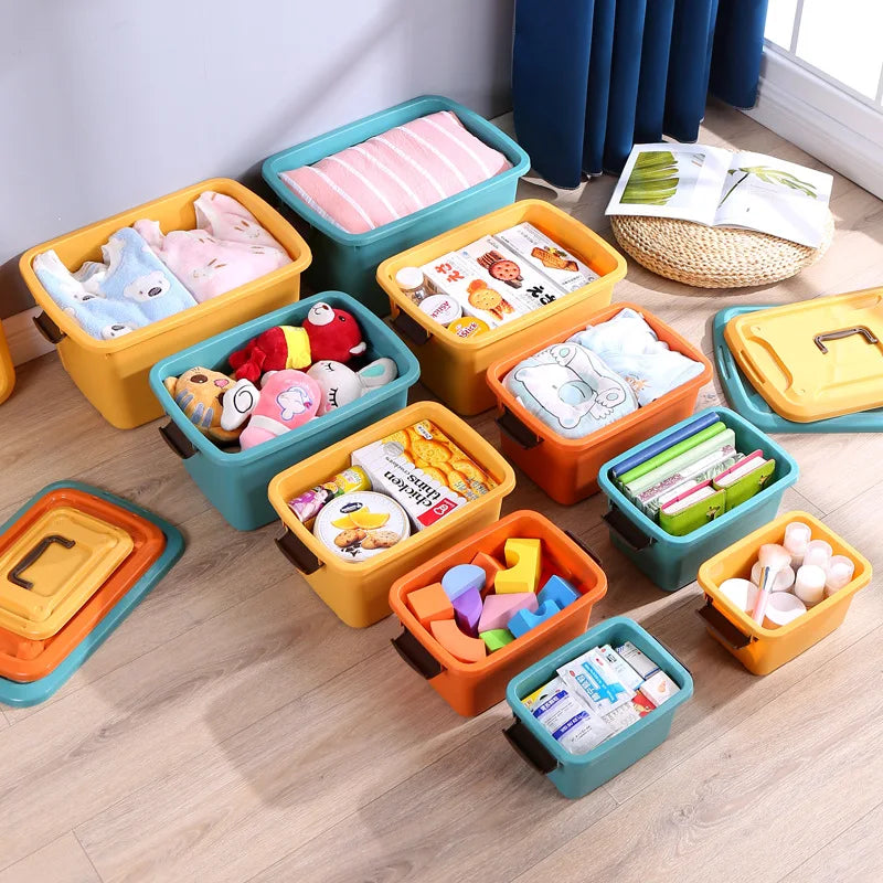 Afralia™ Large Capacity Storage Box for Cosmetics, Toys, Snacks, Clothes Organizer