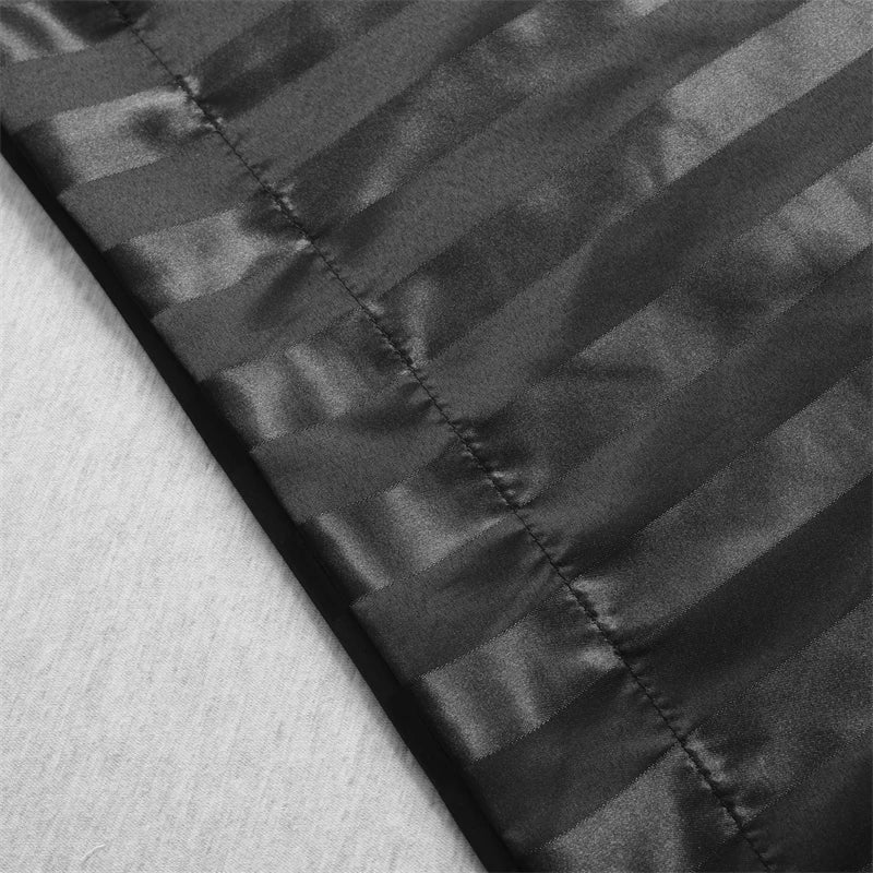 Afralia™ Luxe Jacquard Stripes Pillow Cover Set - Queen & King Size Home Pillowcases