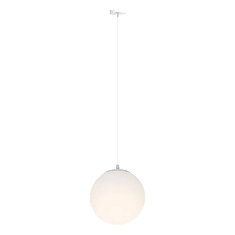 Afralia™ Frosted Acrylic Ball Pendant Light: Modern Minimalist Home Decor E27