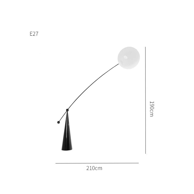 Afralia™ Minimalist Floor Lamp 2024 Living Room Standing Light Standard Tall Home Decor