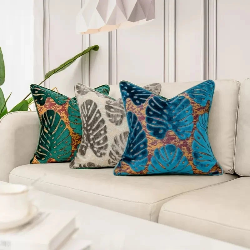 Afralia™ Velvet Luxury Cushion Cover for Sofa, High-quality Decorative Pillowcase