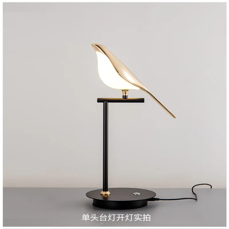 Afralia™ Nordic Bird LED Table Lamp - Postmodern Design for Home Decor