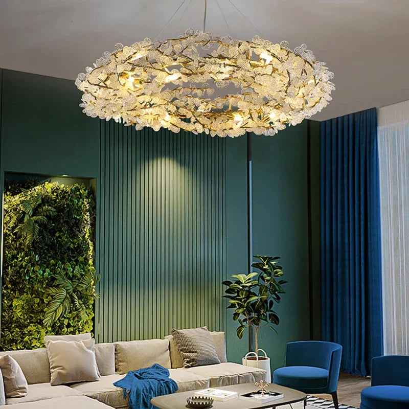 Afralia™ Gold Chandeliers for Luxe Living Spaces