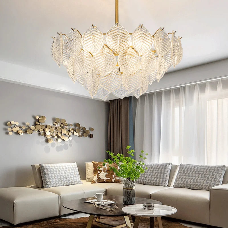 Afralia™ Modern LED Ceiling Chandeliers Pendant Light Fixture for Stylish Living Room Decor