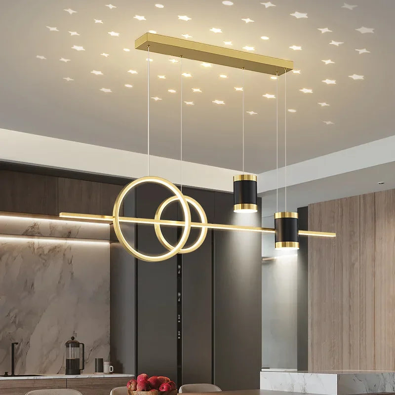 Afralia™ Nordic LED Pendant Lights: Dimmable Kitchen Dining Room Chandelier